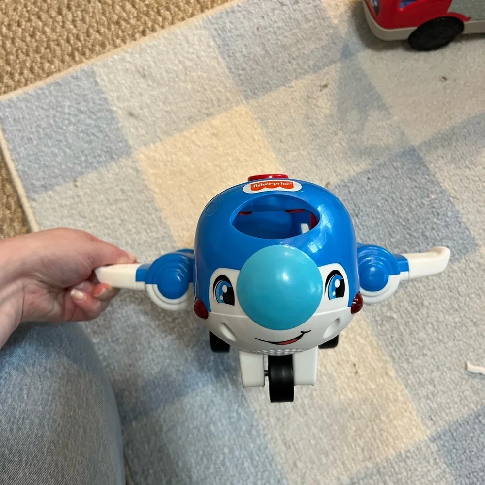 Fisher-Price little people Blue Toy Airplane - Picture 3 of 4